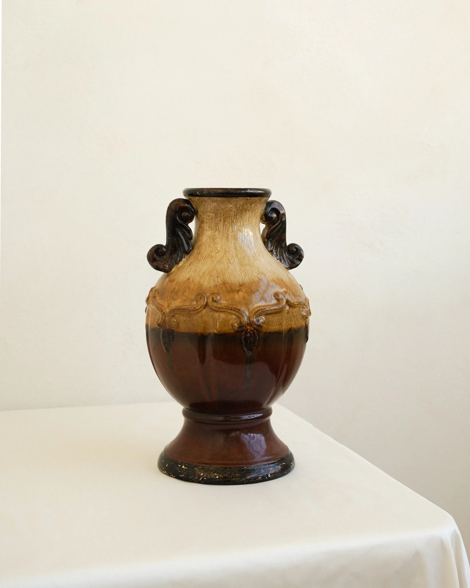 Ceramic Scrollwork Vase