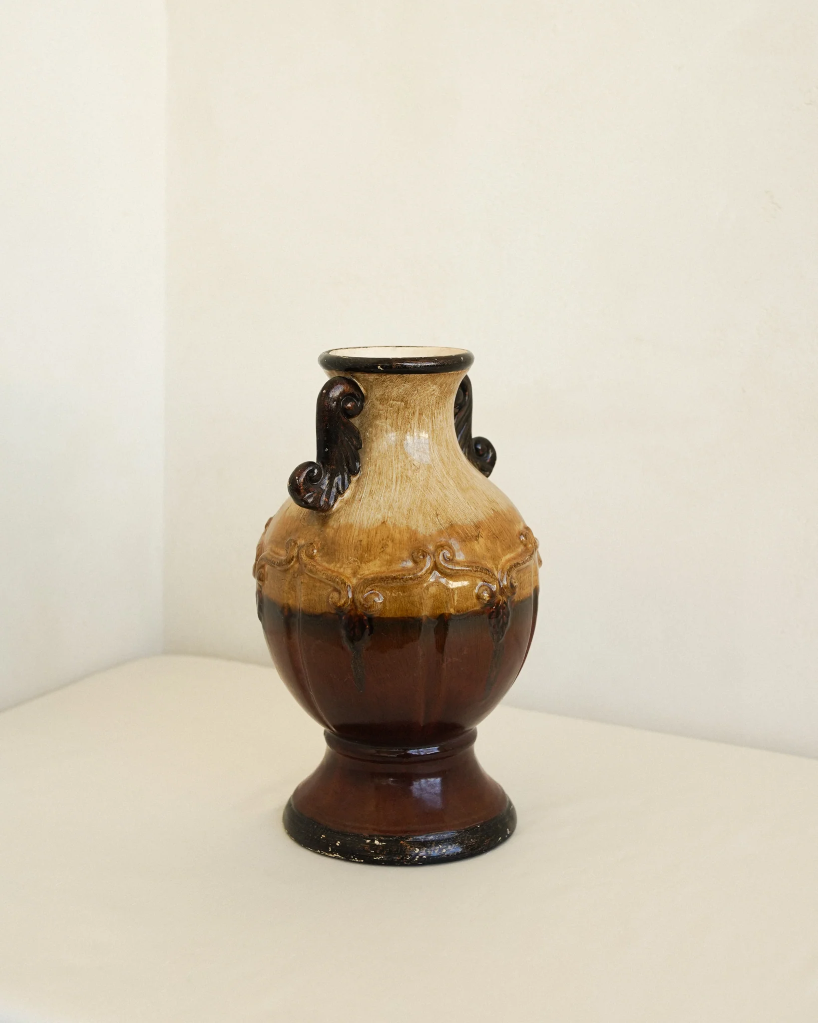 Ceramic Scrollwork Vase - Image 2