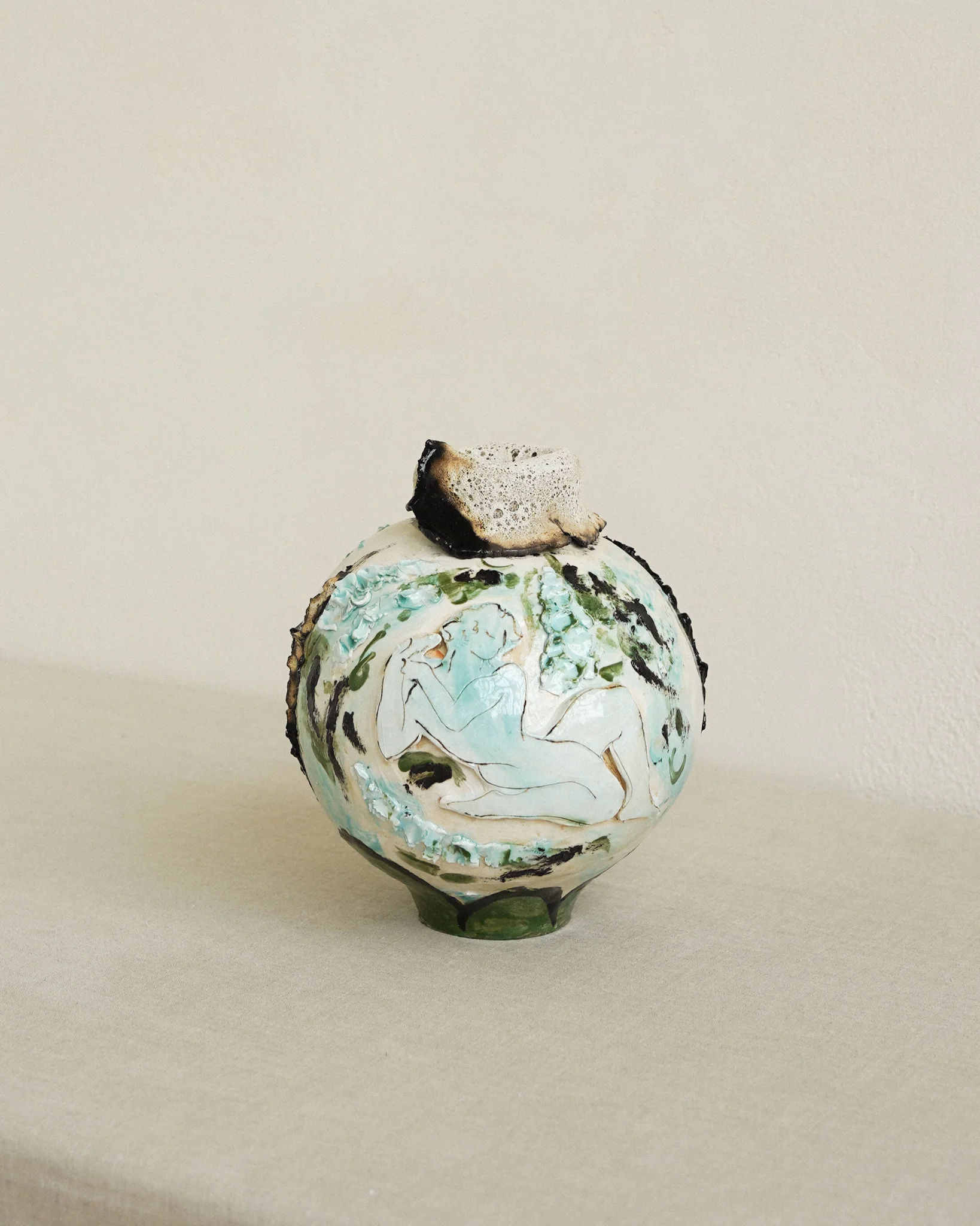 Medium Moon Jar X - Image 2