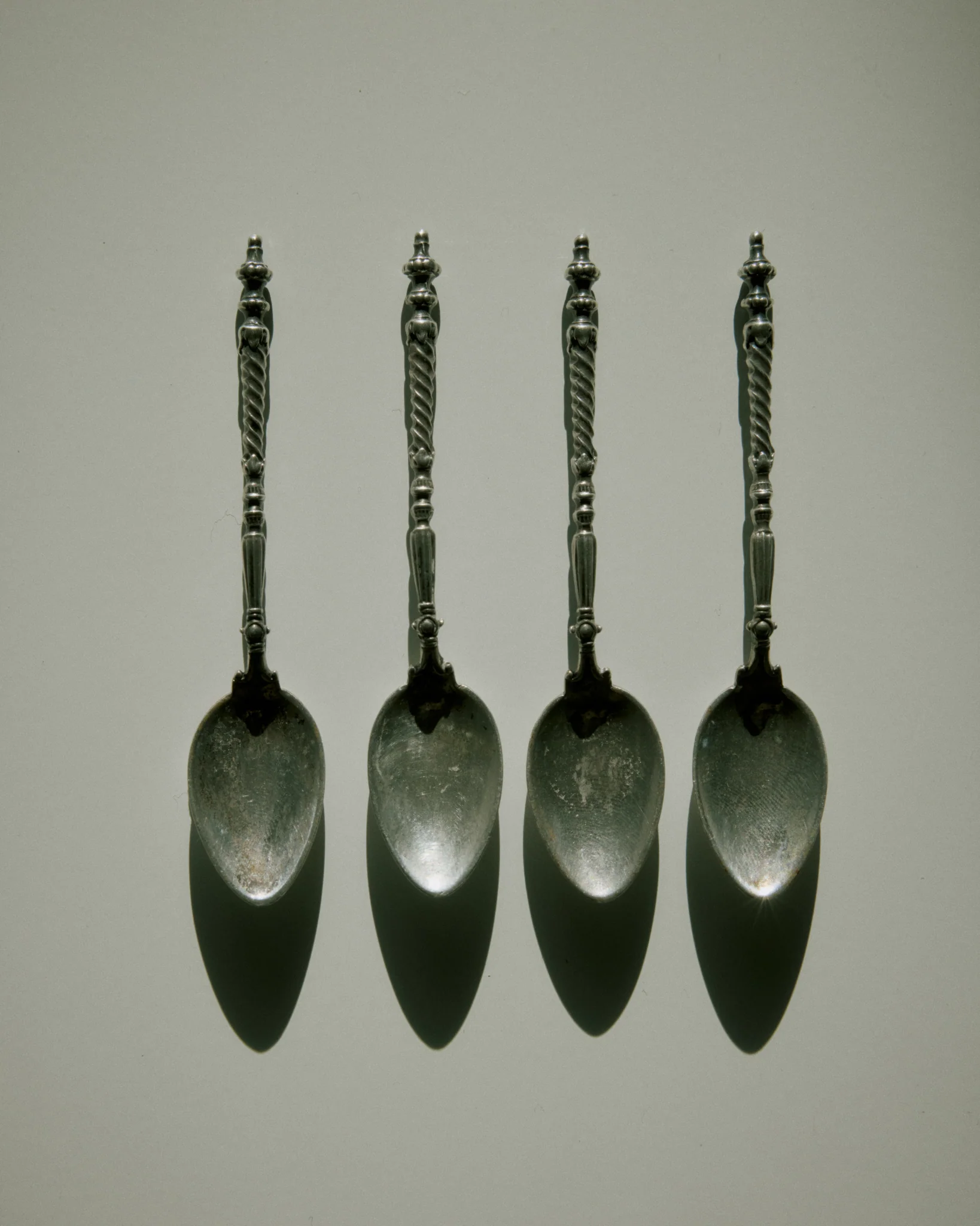 Sterling Silver Spoon Set - Image 3